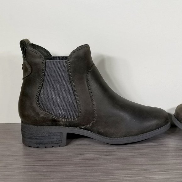 UGG Bonham Waterproof Chelsea Boot, Brown Leather, Womens Size 5.5 M / 36.5 - Picture 8 of 12